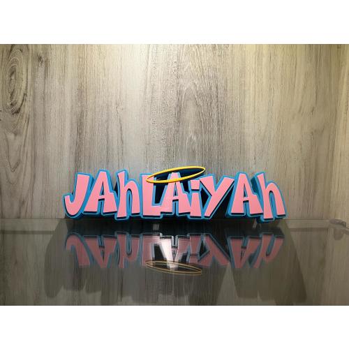 Brat Style Name Plate Sign Kids Room Gamer Room Nursery Sign Christmas Gift Brat Girls Room MonsterSign Custom Personalized Name Cake Topper