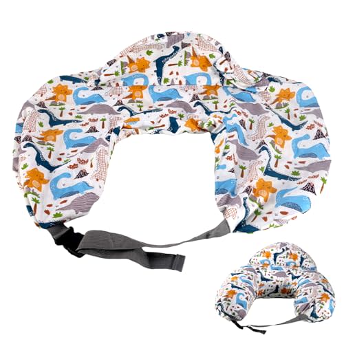 Coloful Nursing Pillow Cover Compatible with Momcozy,Removable Feeding Pillow Cover with Security Fence Compatible with Momcozy,Adjustable Waist Strap,1 PCS(No Pillow)