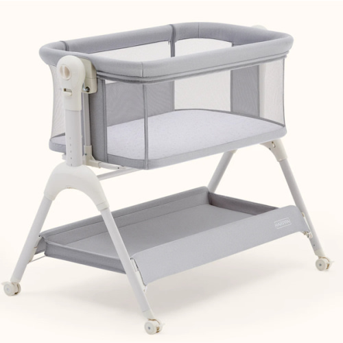 HARPPA Cuddly Sway | 3-in-1 Rocking Baby Bassinet & Bedside Sleeper with Anti-Reflux Mattress for Newborns | Attaches to Bed, Adjustable Height, Tool-Free Setup, Portable Wheels, CPSC Certified, Gentle Rocking Motion | Ideal for Infants, Safe Co-Sleeping