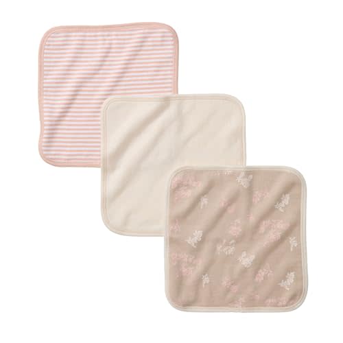 Burt's Bees Baby Infant Washcloths, 100% Organic Cotton, Soft and Super Absorbent Knit Terry & Woven Terry Wash Cloth - 3 Pack Set