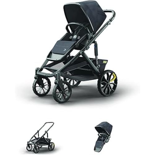 Veer Switch&Roll Stroller | 4 Wheel All-Terrain Stroller with Switchback Seat | Fits All Major Infant Car Seats (Adapters Sold Separate) | Shock Absorbing, Durable, Maneuverable, Collapsible