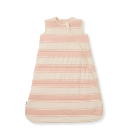 Rugby Stripe Organic Warmer Beekeeper™ Wearable Baby Blanket Pink Sand