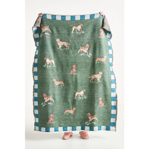 Woven Jacquard Patterned Throw Blanket