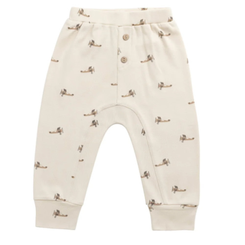 Pima Cotton Wesley Pant - Fly High Vanilla Cream – Jamie Kay USA