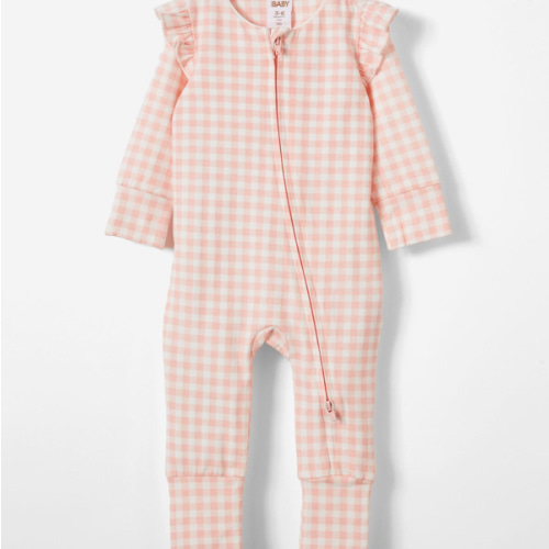 The Billie Long Sleeve Zip Romper