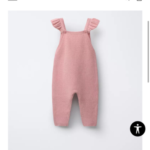 KNIT OVERALLS - Pink | ZARA United States