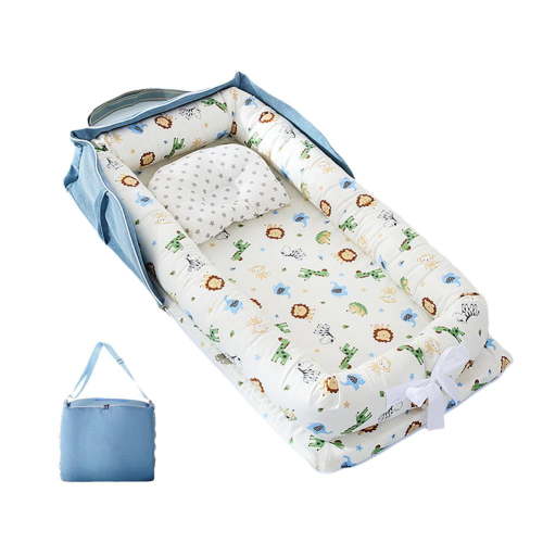 FLKWOP New Baby Lounger Foldable shoulder Mommy Bag Crib for #newborn# Portable Bag R3d5 Bed Baby Design J7G7