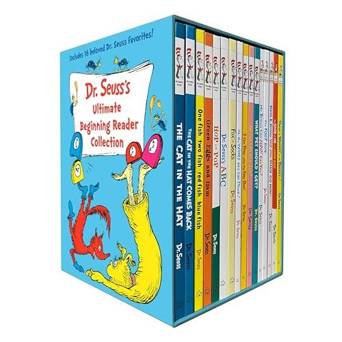 Dr. Seuss's Ultimate Beginning Reader Boxed Set Collection: Includes 16 Beginner Books and Bright & Early Books