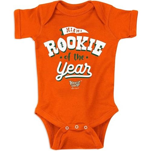 Rookie of The Year Baby Apparel for Miami College Fans (NB-7T)