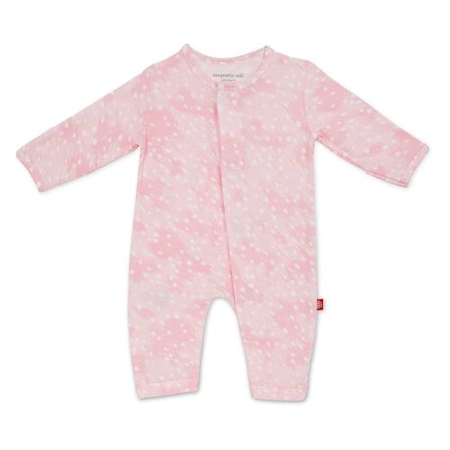 Magnetic Me Easy-Close Modal Coverall Jumpsuit Pink Doeskin 0-3 Months