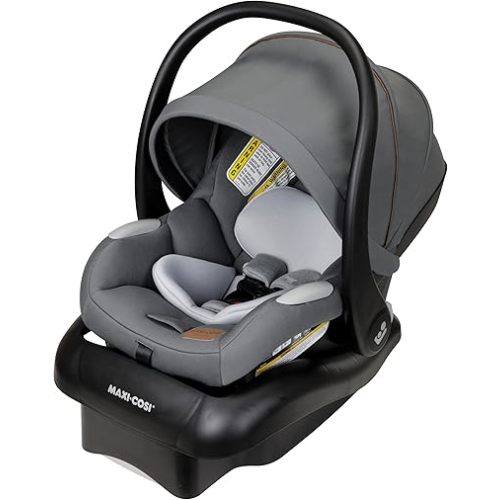 Maxi-Cosi Mico Luxe Infant Car Seat with Base, Rear Facing Car Seat For Babies, Baby Carseat 4-30 lbs, Baby Car Seats, Infant Car Seats, Stone Glow