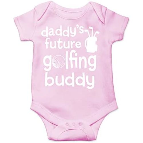 CBTwear Daddy’s Future Golfing Buddy Baby Bodysuit Adorable Boy Romper Clothing Cute Newborn Clothes