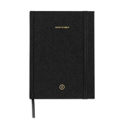 Wit & Delight Lined Journal - Black Linen
