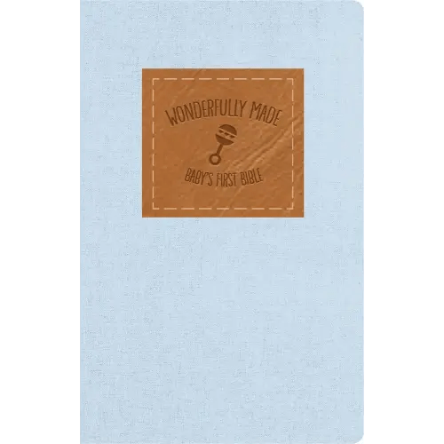 KJV, Wonderfully Made New Testament and Psalms: Baby Boy's First Bible, Flexcover, Blue