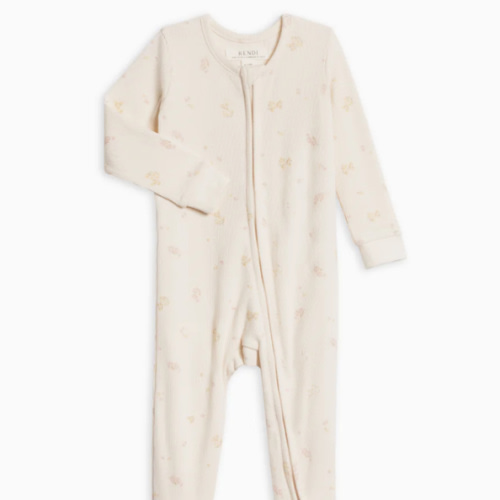 Kit Ribbed Zipper Sleeper
