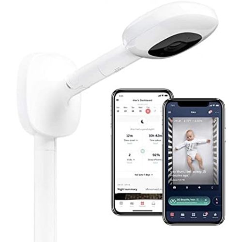 Nanit Pro Smart Baby Monitor & Wall Mount - White - Pro Camera & Wall Mount
