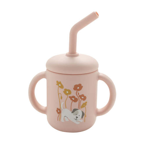 Fresh & Messy Sippy Cup | Puppies & Poppies — Ore' Originals Inc.