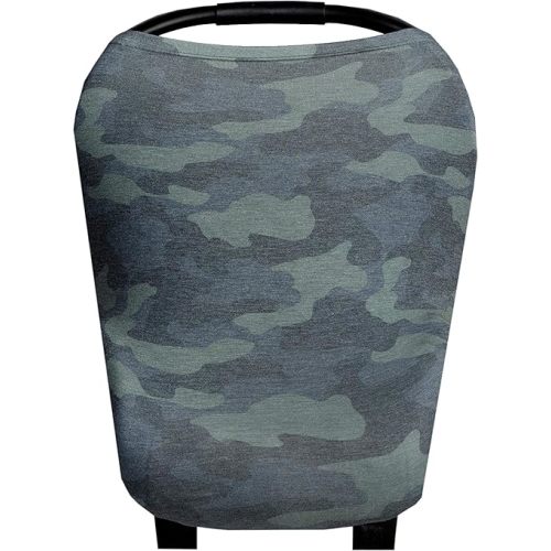 Copper Pearl Multi-Use Cover: Car Seat Covers, Nursing Cover, and Stroller Cover for Sun - Stretchy Fabric, All-Season Use, Stylish Designs, Easy Access for Moms - Hunter