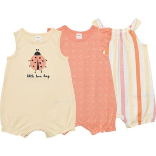 PL Baby by Petit Lem 3-Pack Rompers | Nordstromrack