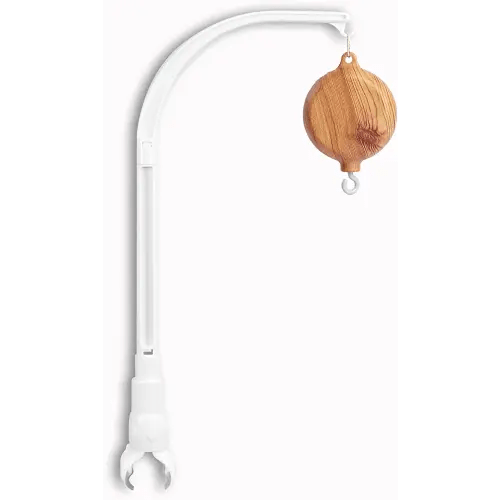 Crib Mobile, HI BABY MONMENT 23 inch White Musical Baby Mobile Rotary Mobile for Crib with Musical Box 35 Lullabies with Rotating Hook Crib Mobile Motor Volume Adjustable Claw Part Adjusted Width