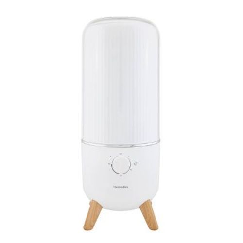 HoMedics Total Comfort Ultrasonic Top Fill Humidifier: Cool Mist, 5 Settings, No Filter, 300-500 sq. ft., 45 Hr Run Time