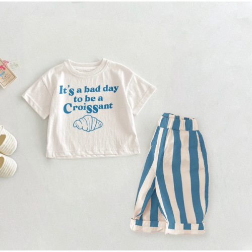 IT’S A BAD DAY TO BE A CROISSANT Baby Toddler 2 Piece Set