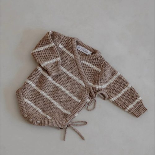 Kimono Romper | Shell Stripe