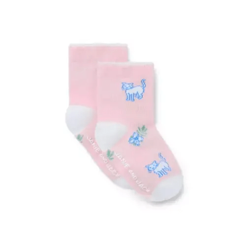 Baby Rose Icing Kitten Baby Kitten Sock by Janie and Jack