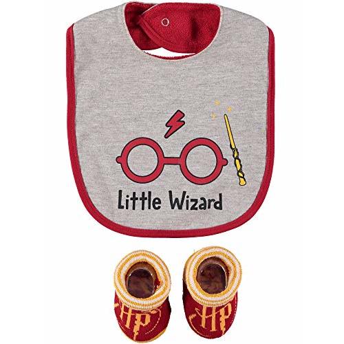 Harry Potter Baby Unisex Bib and Bootie Set Gifts for Baby