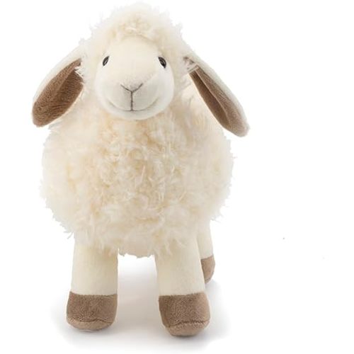8.5" White/Cream Sheep Stuffed Animals for Boys and Girls,Soft and Adorable Lamb Plush Toys for Newborn Babies,Great Gifts on Birthday,Christmas,Baby Shower,Easter,Machine Washable