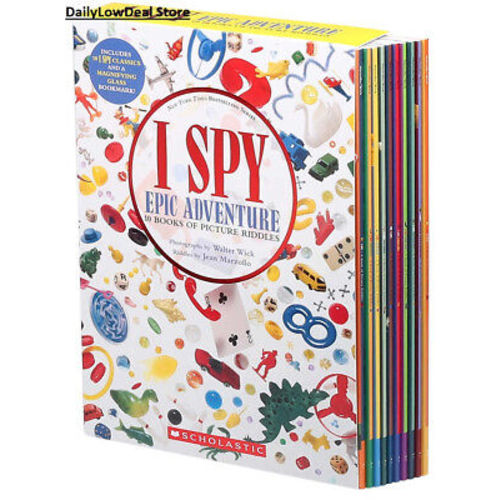 I SPY: 10 Book Box Set - Spy Classics - Children Books - NEW SEALED ITEM!!