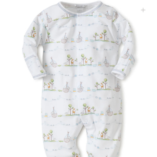 Blue Noah's Print Footie
