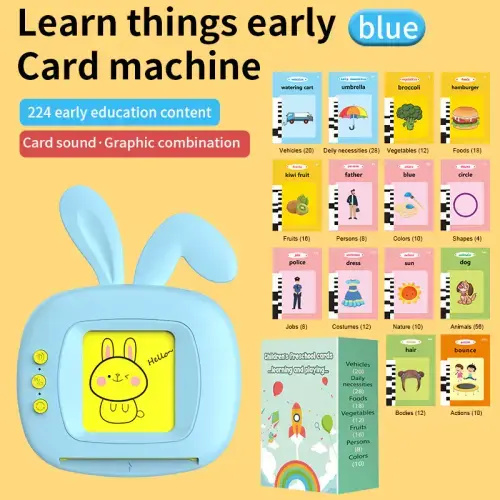 Talking Educational Toys Flash Card Machine With 224 Sight Words – Woodemon
