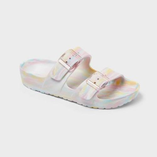 Kids' Noa Footbed Sandals - Cat & Jack™ Multicolored 2