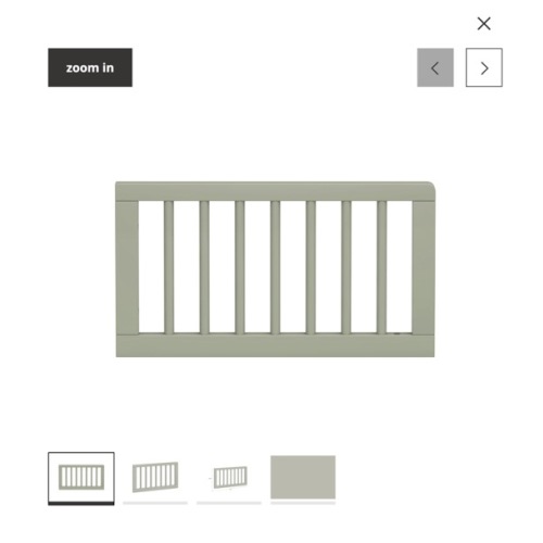 Namesake Toddler Bed Conversion Kit: French Sage