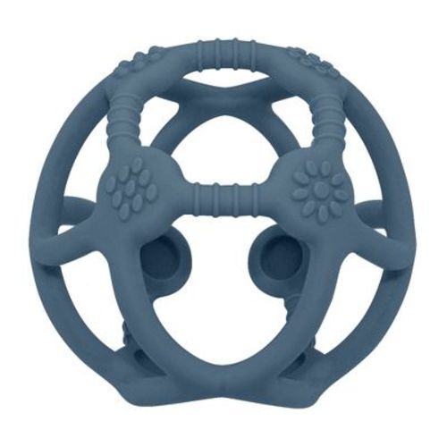 Living Textiles|playground Silicone Teether Ball Steel Rose
