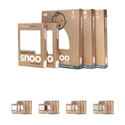SNOO Sleep Sack Bundle in Small, Medium, Large Sizes and Sheets – Happiest Baby