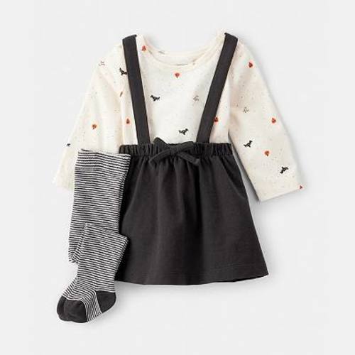 Baby Carter's 3-Piece Halloween Tee & Jumper Set