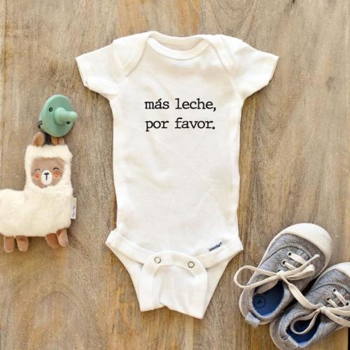 Más Leche Por Favor Onesie® Baby Girl Onesie Unisex - Etsy