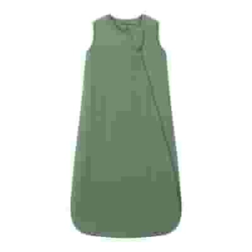 Mosebears Unisex Baby Sleep Sack 1.0 TOG, Supersoft Rayon Made from Bamboo Wearable Blanket with 2-Way Zipper (Dark Green,0-6 Months)
