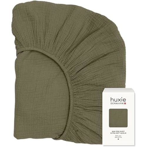 Mini Crib Sheet - Organic Cotton - 24" x 38" - Sage Green