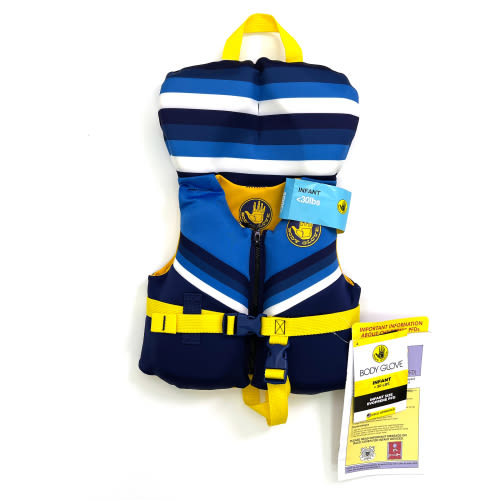 Body Glove Infant Boy Evoprene PFD, Life Jacket and Vest Male, Blue