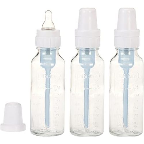 Dr. Brown's Original Glass Bottle, 8 Ounce, 3-Pack