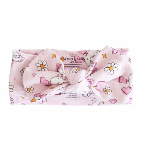 Silly Goose Knit Large Bow Headwrap | Pink