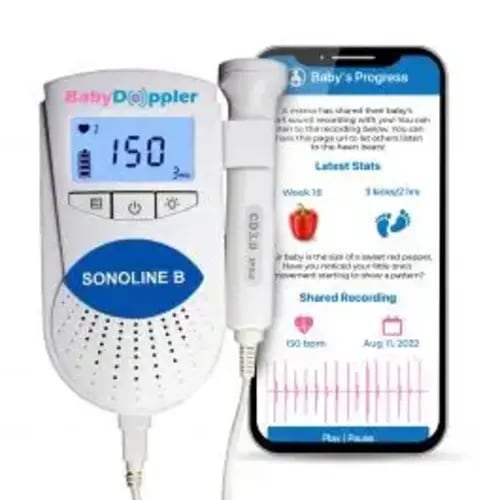The Official BabyDoppler® Sonoline B Fetal Doppler (Blue)