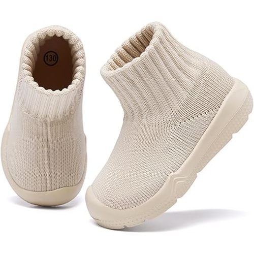 MORENDL Baby Sock Shoes Toddler Walking Shoes Infant Slippers Boys & Girls Non-Slip Sneakers