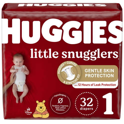 Huggies Little Snugglers Diapers, Jumbo Pack, Size 1