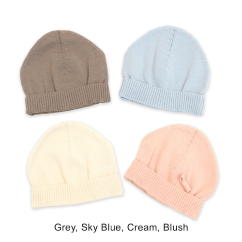 Viverano Organic Cotton Milan Knit Beanie Hat for Babies (5 Colors)