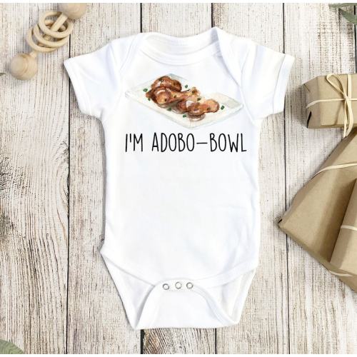 Filipino Onesie®, Filipino Baby Gift, Philippines Onesie®, Philippines Baby Gift, Halo Halo, Lumpia, Gutom, Adobo