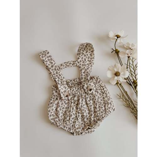 Georgia Gauze Floral Romper – Three Peas